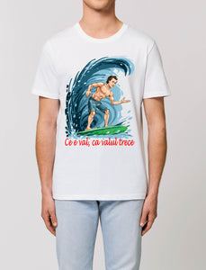 Tricou barbati "Ce e val ca valul trece"