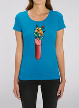 Tricou femei medium fit "Flori-n salam"