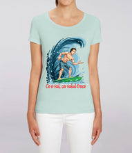 Tricou femei medium fit "Ce e val ca valul trece"