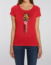 Tricou femei medium fit "Flori-n salam"