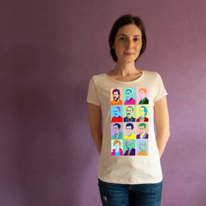 Tricou femei medium fit "Scriitori români"